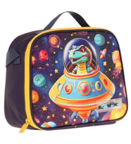 Kaukko Kids Erkek Çocuk Isı Yalıtımlı Okul/Piknik Beslenme Çantası (Astrnot Dinazor) L7273 (Çok Renkli)