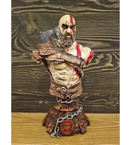 Kratos God Of War Ragnarok Axe Detaylı 32cm Polyester Aksiyon Figürü (Siyah - Kiremit - Gold - Açık Gri - Beyaz)