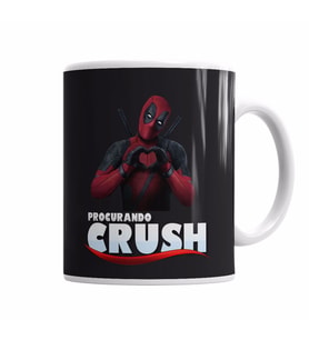 Camiseta Deadpool Procurando Crush Kupa Bardak Porselen