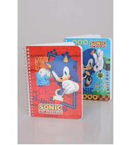 LİSANSLI SONIC ÇİZGİLİ NOT DEFTERİ / BLOKNOT 80 YAPRAK (Mavi)