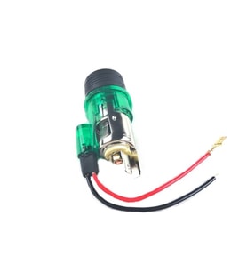 Space Yeşil Renk Yeşil Işıklı Oto Çakmak 12V