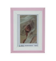 Pembe Beyaz Fotoğraf Çerçevesi – Modern Dekoratif Masaüstü Model 10X15