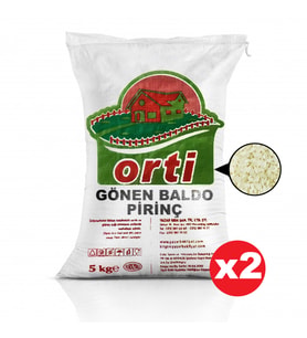 Orti Gönen Baldo Pirinç 5 Kg. x 2 Adet
