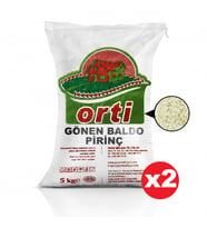 Orti Gönen Baldo Pirinç 5 Kg. x 2 Adet