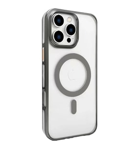 Joko Apple iPhone 16 Pro Max Gleam PC Sert Magsafe Kılıf - Titan Gri