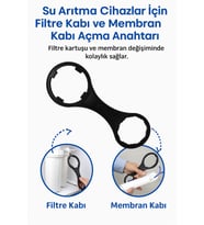 Su Arıtma Cihazları Için Filtre Kabı Ve Membran Kabı Açma Anahtarı