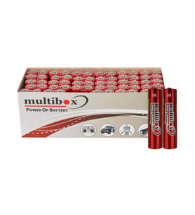 (2 ADET FİYATI ) MULTİBOX AA KALIN ALKALİNE PİL SHİRİNG POŞET