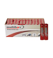 (2 ADET FİYATI ) MULTİBOX AA KALIN ALKALİNE PİL SHİRİNG POŞET