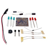 DC 5-12V Yanıp Sönen Polis Işıkları Mavi Kırmızı Ledler Kendin Yap Hobi Devresi DIY Lehimleme Kiti - Demonte(Montesiz)