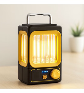 Nostalji Solar Lamba - USB Şarjlı 1500mAh