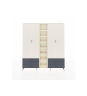 Arges Dolap 13 Raflı 6 Çekmeceli 2 Askılı 220x30x243 Aytaşı-Aytaşı/Antrasit