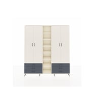 Arges Dolap 13 Raflı 6 Çekmeceli 2 Askılı 220x30x243 Aytaşı-Aytaşı/Antrasit