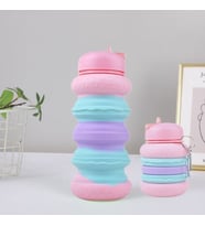 Li·vava Hamburger Si·li·kon Katlanabi·li·r Suluk, Pembe, 23x7 (Pembe)