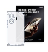 SChitec Redmi Turbo 3 Uyumlu Fullbody Arka Kaplama Hidrojel Koruyucu Film