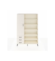 Arges Gardrop 9 Raflı 3 Çekmeceli 3 Kapaklı 132x30x195 Aytaşı-Aytaşı