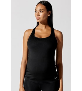 Nike Dri FİT (M) Women's Maternity Tank Top Kadın Hamile Spor Atlet Siyah
