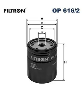 FILTRON OP6162 Yag Filtresi 047115561B 047115561G