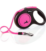 Flexi Black Desing 5 Mt Şerit S Pembe