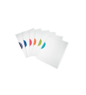 Leitz Sıkıştırmalı Dosya ColorClip Sırttan Klips 30 Sayfa Kırmızı (6 Lı Paket)