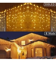 8 Fonksiyonlu 16 Saçaklı Perde Led 3 x 1 (Günışığı) (4767)