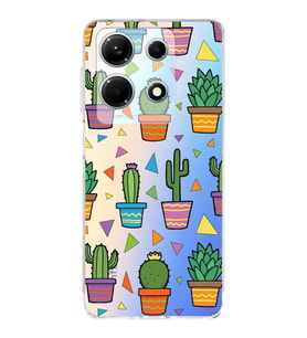 PrintiFy İnfinix Note 30 ile Uyumlu Water Color 4  Kamera Korumalı Şeffaf  Kılıf