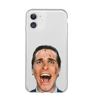 Iphone 11 Uyumlu American Psycho Tasarımlı Şeffaf Telefon Kılıfı