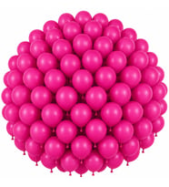 Fuşya Renk Lateks Pastel Balon (30 cm) - 100 Adet