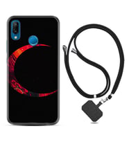 Huawei P20 Lite Mate 10 20 Lite Pro P40 Lite KılıfBoyun Askılı Silikon Red Moons 1747