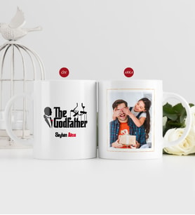 BK Gift Kişiye Özel Babalar Günü Hediyesi Fotoğraflı Kupa Bardak-79 (Beyaz)