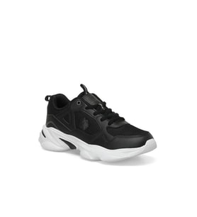 U.S. Polo Assn. BOB WMN 5FX 101946823 Kadın Spor Ayakkabı Siyah Beyaz 36-40