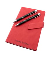İsme Özel Mıknatıslı Defter 2'li Kalem Seti Yılbaşı Hediyesi