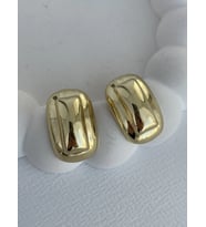 XUPING Gold Dikdörtgen Tasarım Gold Küpe