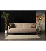 Rinka Modern Kanepe - Şıklık, Konfor ve Fonksiyonellik Bir Arada (Krem)
