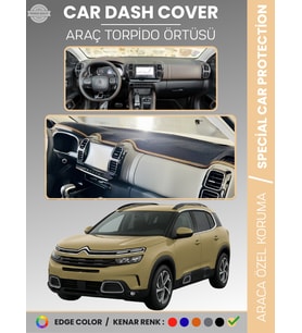 CITROEN C5 AIRCROSS (2018-2025) Torpido Örtüsü Ön Göğüs Torpido Koruma Tam Uyum Kolay Montaj