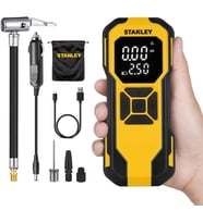 Stanley Sxif0101 12V / Şarjlı Li-Ion 150 Psi Dijital Göstergeli Akıllı Lastik Şişirme Pompası+ Power