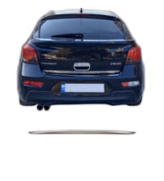 Chevrolet Cruze HB Krom Bagaj Alt Çıta Formlu Paslanmaz Çelik