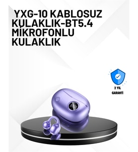 YXG10 Bluetooth Kulaklık – Cilt Dostu, Uzun Pil, Çift Dil Destekli Akıllı Tasarım