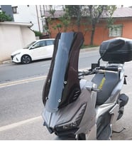MOTOCAM Motolüx Wow 150  Ön Cam 2023-2026 Model 75cm Siyah Renkli 4mm UZUN