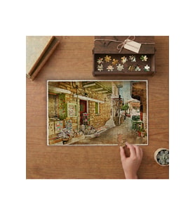 Yunanistan Sokakları Tasarımı 240 parça Ahşap Puzzle Ahşap Kutuda MP10452
