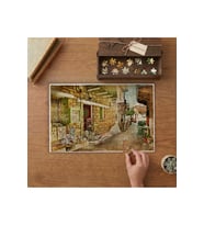 Yunanistan Sokakları Tasarımı 240 parça Ahşap Puzzle Ahşap Kutuda MP10452