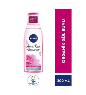 Lexroo Aqua Rose Organik Suyu İçeren Nemlendirici Tonik, Tüm Cilt Tipleri İçin