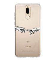 Huawei Mate 10 Lite Uyumlu Baskılı Yumuşak Silikon Şeffaf Telefon Kılıfı