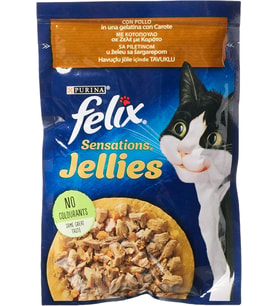 Sensation Tavuk & Havuçlu Kedi Yaş Mama (26 x 85 gr)