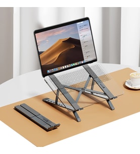 ALLY MC N3-2 Katlanabilir Metal Masaüstü Laptop Standı (Gri)