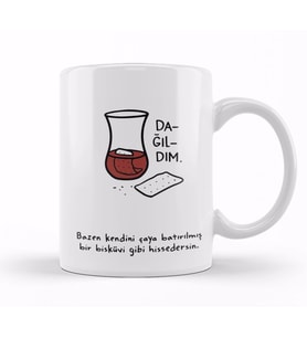 Dağıldım Kupa Bardak Porselen