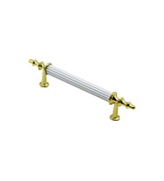 10 ADET BEYAZ - ALTIN BORU KULP 9.6CM (5680)