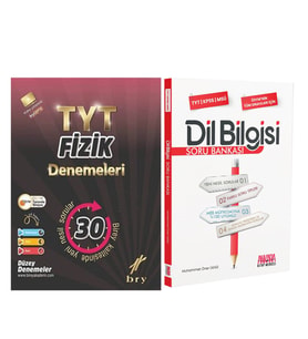 Birey Yayınları TYT Fizik 30 Deneme ve AKM Dil Bilgisi Soru Bankası Seti 2 Kitap