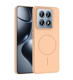 Xiaomi 14T Pro Uyumlu Kılıf M-safe Şarj Özellikli Zore Ruby Sert Kapak