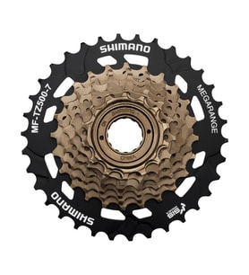 SHIMANO Çoklu Filibir MF-TZ500-7 7-vites 14-16-18-20-22-24-34D Jant teli koruyucu yok