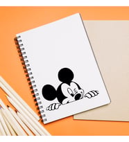 Mickey Mouse Sevgili Çift Tasarımlı Defter